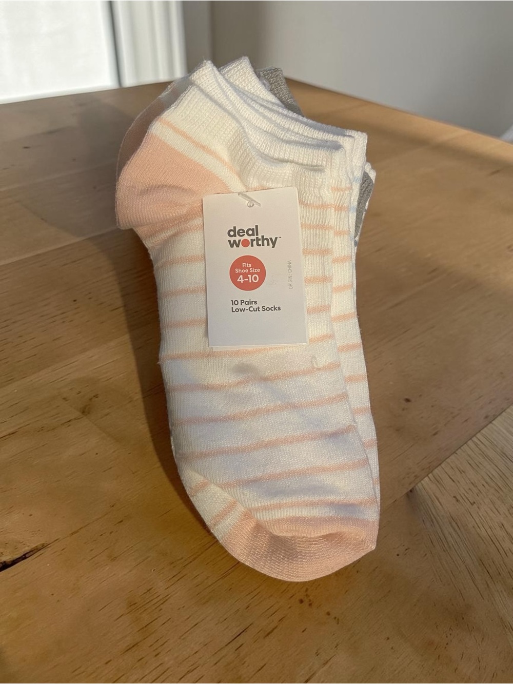 Women’s Low-Cut Socks (10 Pairs) Size 4-10